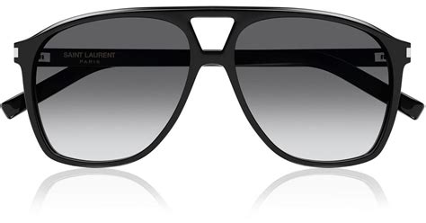 ysl dune sunglasses|SAINT LAURENT EYEWEAR Dune aviator.